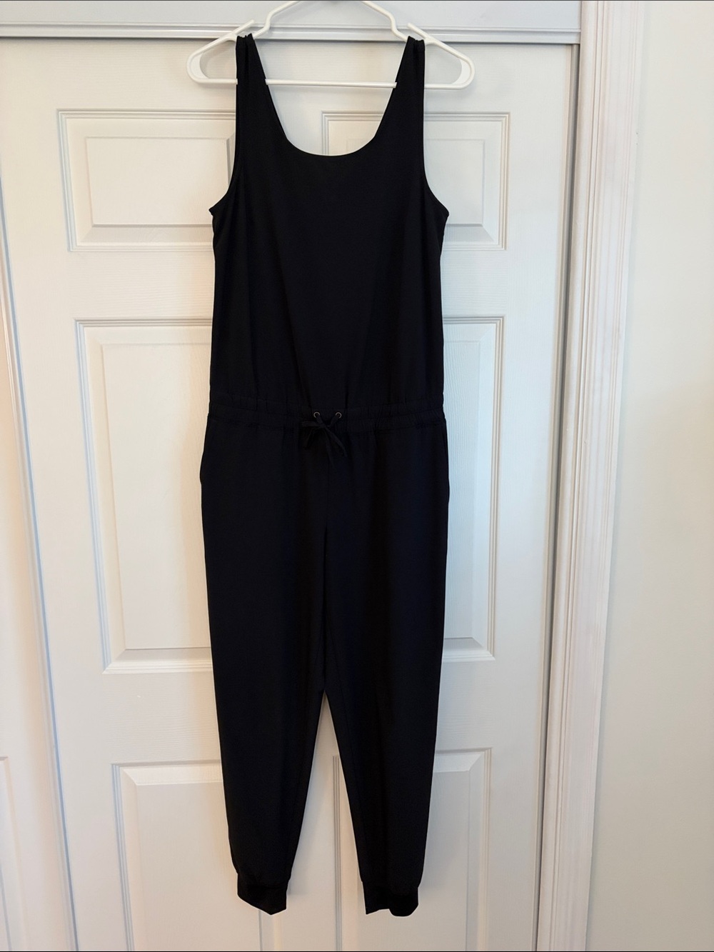 Athleta Black Sleeveless Jumpsuit